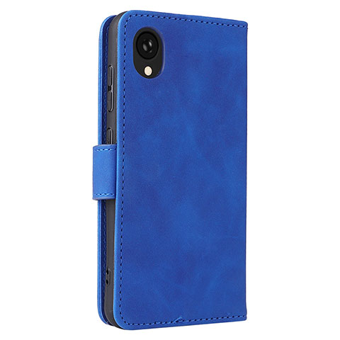 Custodia Portafoglio In Pelle Cover con Supporto L05Z per Samsung Galaxy A22 5G SC-56B Blu