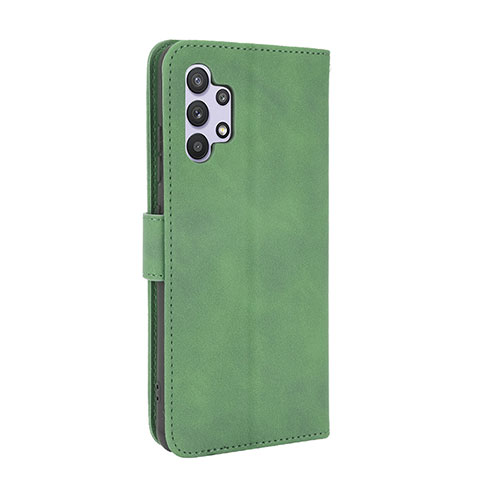 Custodia Portafoglio In Pelle Cover con Supporto L05Z per Samsung Galaxy A32 4G Verde