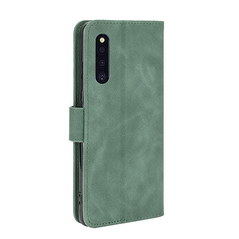 Custodia Portafoglio In Pelle Cover con Supporto L05Z per Samsung Galaxy A41 SC-41A Verde