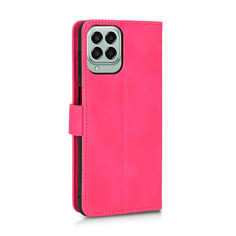 Custodia Portafoglio In Pelle Cover con Supporto L05Z per Samsung Galaxy M33 5G Rosa Caldo