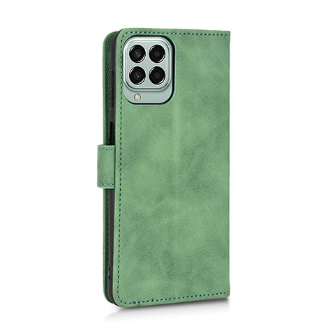 Custodia Portafoglio In Pelle Cover con Supporto L05Z per Samsung Galaxy M33 5G Verde