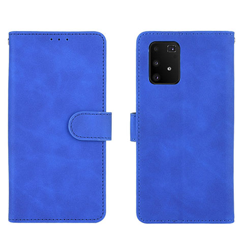 Custodia Portafoglio In Pelle Cover con Supporto L05Z per Samsung Galaxy M80S Blu