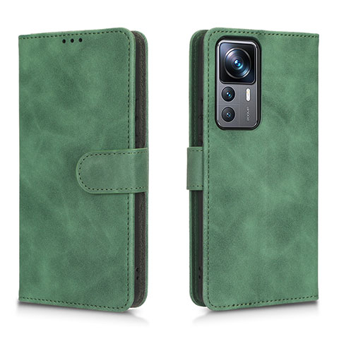 Custodia Portafoglio In Pelle Cover con Supporto L05Z per Xiaomi Mi 12T 5G Verde