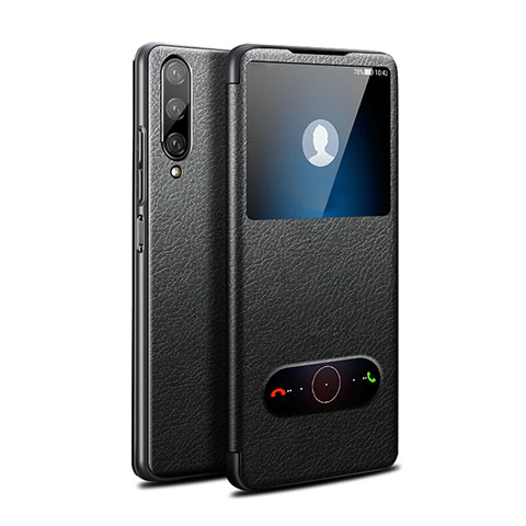 Custodia Portafoglio In Pelle Cover con Supporto L06 per Huawei P Smart Pro (2019) Nero