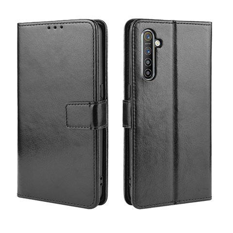 Custodia Portafoglio In Pelle Cover con Supporto L06 per Oppo K5 Nero