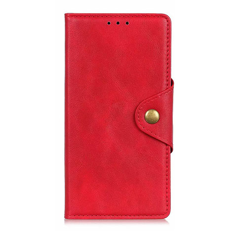 Custodia Portafoglio In Pelle Cover con Supporto L06 per Oppo Reno4 Z 5G Rosso