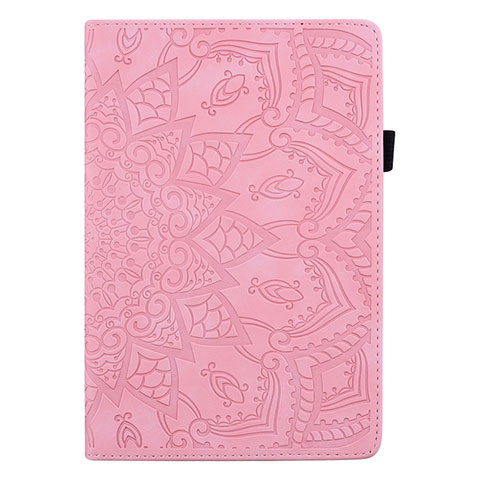 Custodia Portafoglio In Pelle Cover con Supporto L06 per Samsung Galaxy Tab S6 Lite 10.4 SM-P610 Rosa