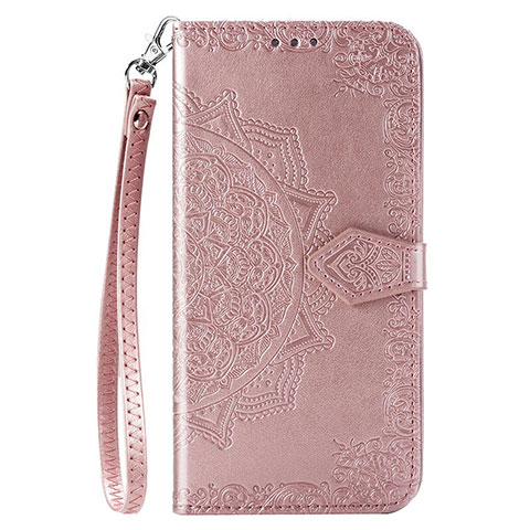 Custodia Portafoglio In Pelle Cover con Supporto L06 per Vivo V20 Pro 5G Rosa