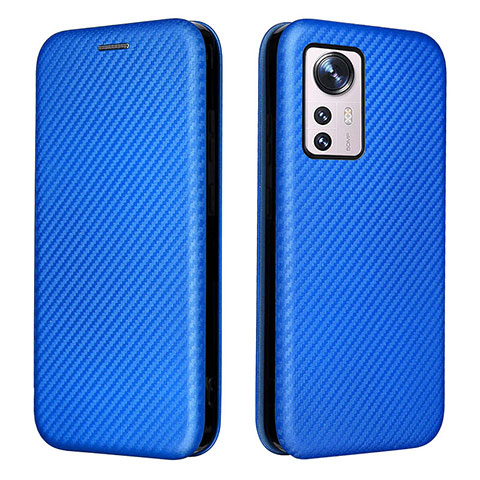 Custodia Portafoglio In Pelle Cover con Supporto L06 per Xiaomi Mi 12S 5G Blu