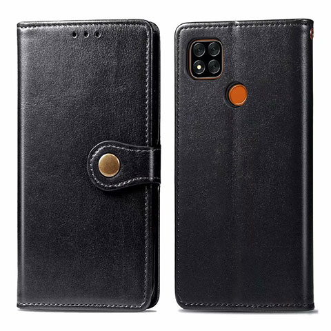 Custodia Portafoglio In Pelle Cover con Supporto L06 per Xiaomi POCO C3 Nero