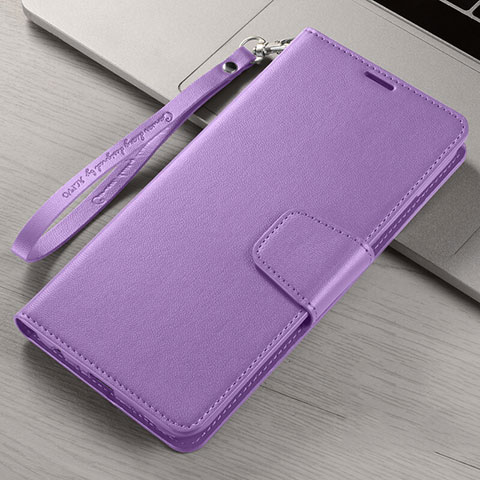 Custodia Portafoglio In Pelle Cover con Supporto L06 per Xiaomi Redmi 8A Viola