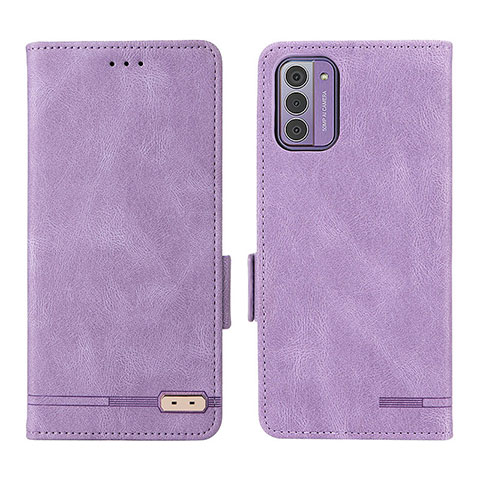 Custodia Portafoglio In Pelle Cover con Supporto L06Z per Nokia G310 5G Viola