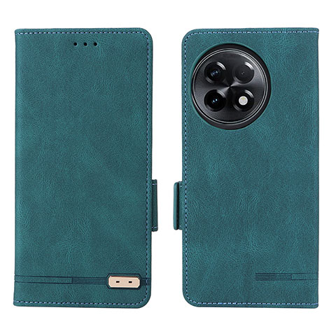 Custodia Portafoglio In Pelle Cover con Supporto L06Z per OnePlus 11R 5G Verde