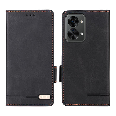 Custodia Portafoglio In Pelle Cover con Supporto L06Z per OnePlus Nord 2T 5G Nero