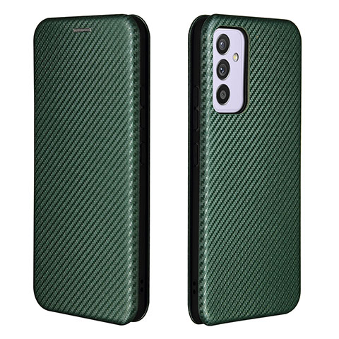 Custodia Portafoglio In Pelle Cover con Supporto L06Z per Samsung Galaxy A15 5G Verde