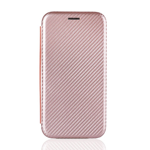 Custodia Portafoglio In Pelle Cover con Supporto L06Z per Samsung Galaxy A20s Oro Rosa