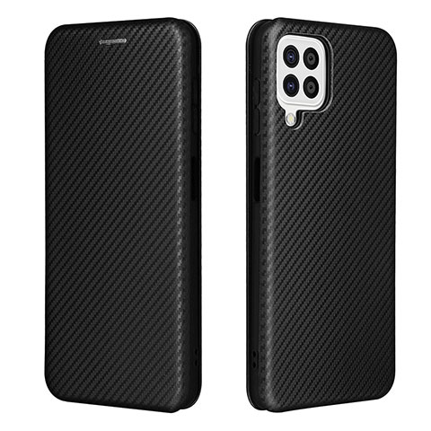 Custodia Portafoglio In Pelle Cover con Supporto L06Z per Samsung Galaxy A22 4G Nero