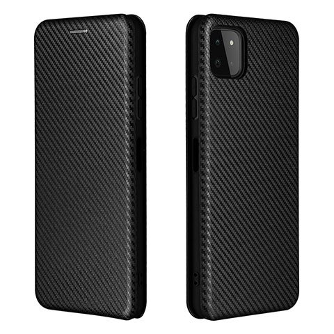 Custodia Portafoglio In Pelle Cover con Supporto L06Z per Samsung Galaxy A22 5G Nero