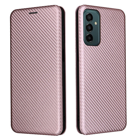 Custodia Portafoglio In Pelle Cover con Supporto L06Z per Samsung Galaxy M23 5G Oro Rosa