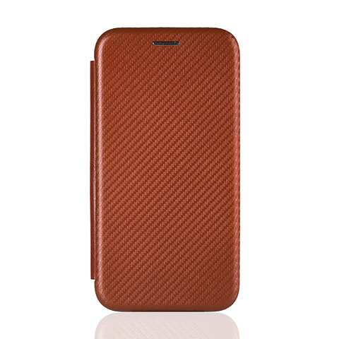 Custodia Portafoglio In Pelle Cover con Supporto L06Z per Samsung Galaxy S20 Lite 5G Marrone