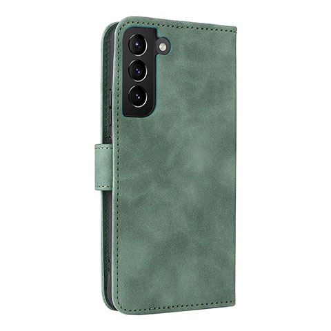 Custodia Portafoglio In Pelle Cover con Supporto L06Z per Samsung Galaxy S23 5G Verde