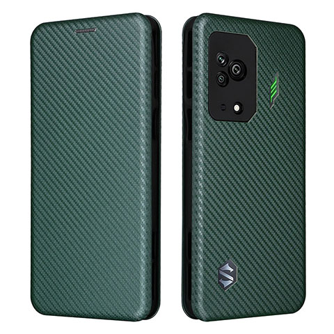 Custodia Portafoglio In Pelle Cover con Supporto L06Z per Xiaomi Black Shark 5 5G Blu