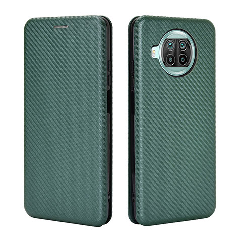 Custodia Portafoglio In Pelle Cover con Supporto L06Z per Xiaomi Mi 10i 5G Verde