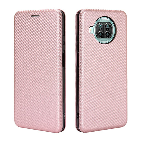 Custodia Portafoglio In Pelle Cover con Supporto L06Z per Xiaomi Mi 10T Lite 5G Oro Rosa