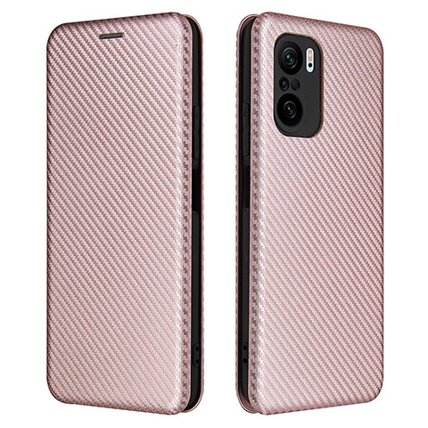 Custodia Portafoglio In Pelle Cover con Supporto L06Z per Xiaomi Mi 11i 5G Oro Rosa