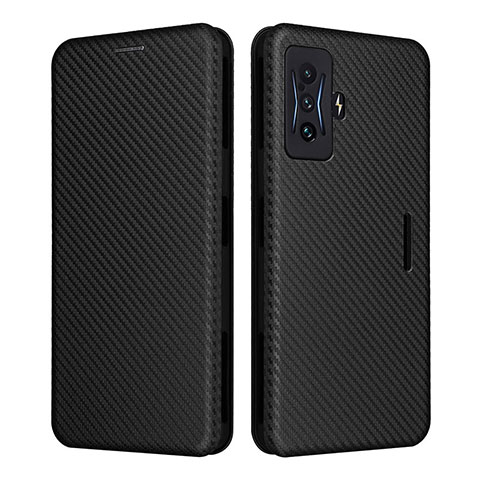 Custodia Portafoglio In Pelle Cover con Supporto L06Z per Xiaomi Poco F4 GT 5G Nero