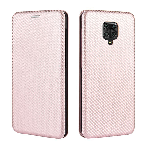 Custodia Portafoglio In Pelle Cover con Supporto L06Z per Xiaomi Poco M2 Pro Oro Rosa