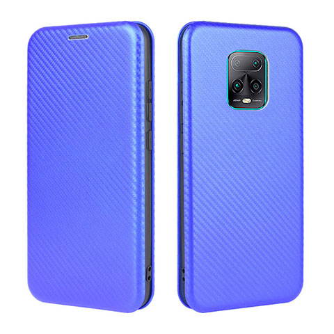 Custodia Portafoglio In Pelle Cover con Supporto L06Z per Xiaomi Redmi 10X 5G Blu