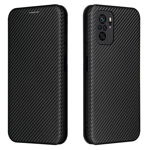 Custodia Portafoglio In Pelle Cover con Supporto L06Z per Xiaomi Redmi Note 10S 4G Nero