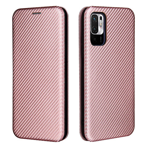 Custodia Portafoglio In Pelle Cover con Supporto L06Z per Xiaomi Redmi Note 11 SE 5G Oro Rosa