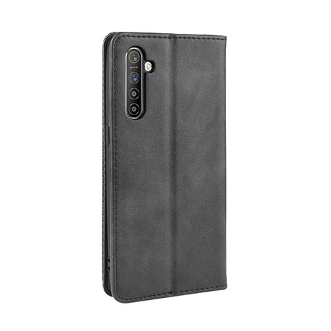 Custodia Portafoglio In Pelle Cover con Supporto L07 per Oppo K5 Nero