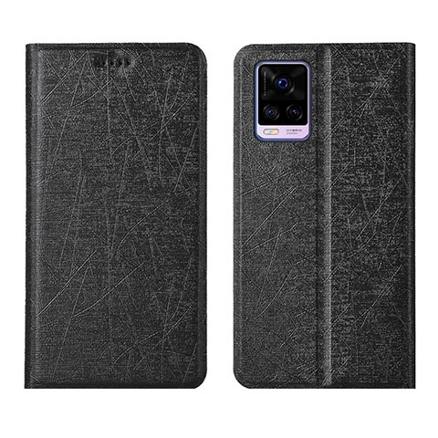 Custodia Portafoglio In Pelle Cover con Supporto L07 per Vivo V20 Pro 5G Nero