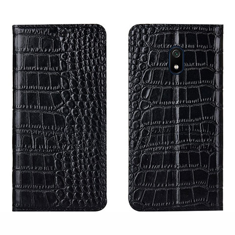 Custodia Portafoglio In Pelle Cover con Supporto L07 per Xiaomi Redmi 8A Nero