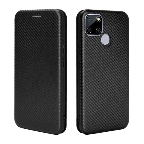 Custodia Portafoglio In Pelle Cover con Supporto L07Z per Realme C25S Nero