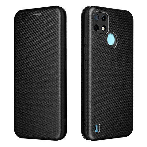 Custodia Portafoglio In Pelle Cover con Supporto L07Z per Realme C25Y Nero