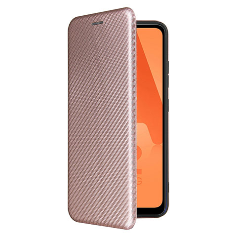 Custodia Portafoglio In Pelle Cover con Supporto L07Z per Samsung Galaxy A32 4G Oro Rosa