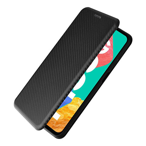 Custodia Portafoglio In Pelle Cover con Supporto L07Z per Samsung Galaxy M33 5G Nero