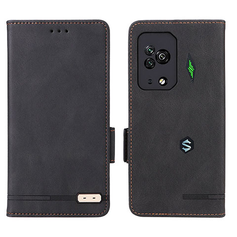 Custodia Portafoglio In Pelle Cover con Supporto L07Z per Xiaomi Black Shark 5 Pro 5G Nero