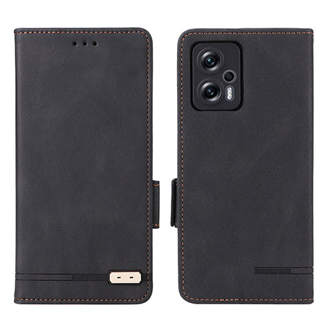 Custodia Portafoglio In Pelle Cover con Supporto L07Z per Xiaomi Redmi K50i 5G Nero