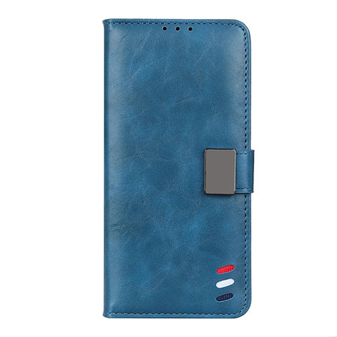 Custodia Portafoglio In Pelle Cover con Supporto L08 per Realme 7 Blu