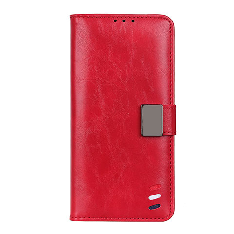 Custodia Portafoglio In Pelle Cover con Supporto L08 per Realme X7 5G Rosso
