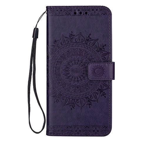 Custodia Portafoglio In Pelle Cover con Supporto L08 per Samsung Galaxy S20 Plus Viola