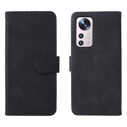 Custodia Portafoglio In Pelle Cover con Supporto L08 per Xiaomi Mi 12 Pro 5G Nero