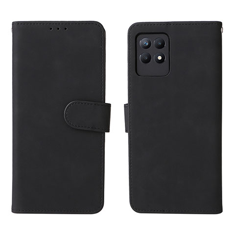 Custodia Portafoglio In Pelle Cover con Supporto L08Z per Realme 8i Nero