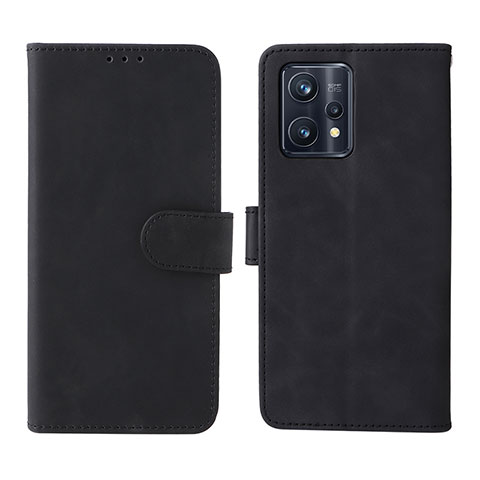 Custodia Portafoglio In Pelle Cover con Supporto L08Z per Realme 9 Pro+ Plus 5G Nero