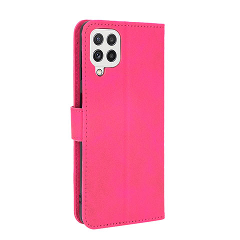 Custodia Portafoglio In Pelle Cover con Supporto L08Z per Samsung Galaxy A22 4G Rosa Caldo